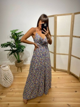 Vestido Floral LIANA Lila Heve Vestido Floral LIANA Lila Heve