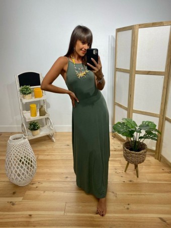 Vestido Básico LUNILLA Verde Heve Vestido Básico LUNILLA Verde Heve