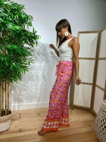 Pantalón Fluido KAIKALA Malva Heve Pantalón Fluido KAIKALA Malva Heve
