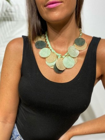 Collar Escamas SKALIA Verde 54 Heve Collar Escamas SKALIA Verde 54 Heve