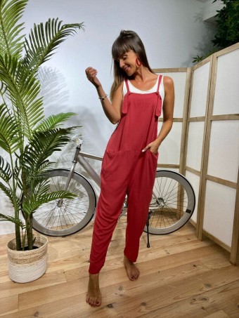 Mono Casual NAURY Carmesí Heve Mono Casual NAURY Carmesí Heve