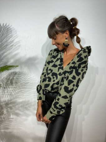 Camisa Fluida Print TONWA Heve Camisa Fluida Print TONWA Heve