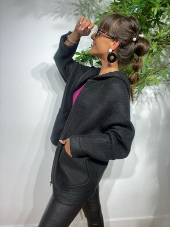 Chaqueta Soft CARLY Negro Heve Chaqueta Soft CARLY Negro Heve