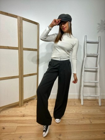 Pantalón Tailoring JIDEBO Negro Heve Pantalón Tailoring JIDEBO Negro Heve