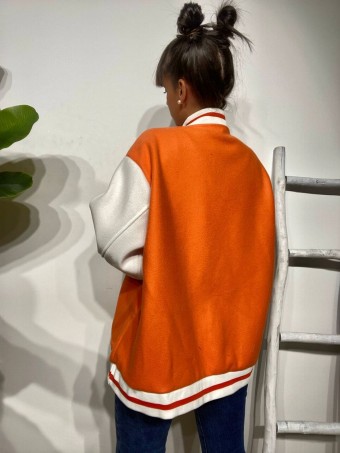 Chaqueta College DRYSTAN Naranja/Blanco Heve Chaqueta College DRYSTAN Naranja/Blanco Heve