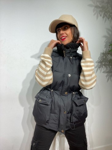 Chaleco Acolchado LAMBABY Negro Heve
