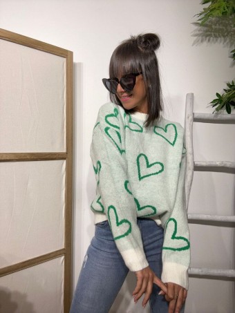 Jersey Corazones LOWA Crudo Heve Jersey Corazones LOWA Crudo Heve