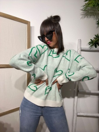 Jersey Corazones LOWA Crudo Heve Jersey Corazones LOWA Crudo Heve