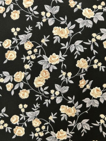 Pantalón Fluido Floral JAESSA Negro HEVE