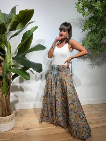 Pantalón Palazzo Estampado DRAGEN 32 Heve