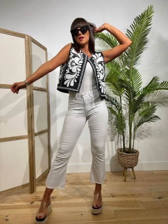 Chaleco Estampado PAWLEY Negro HEVE Chaleco Estampado PAWLEY Negro HEVE