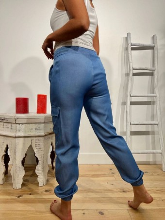 Jogger Denim TIBOR Light Blue HEVE Jogger Denim TIBOR Light Blue HEVE