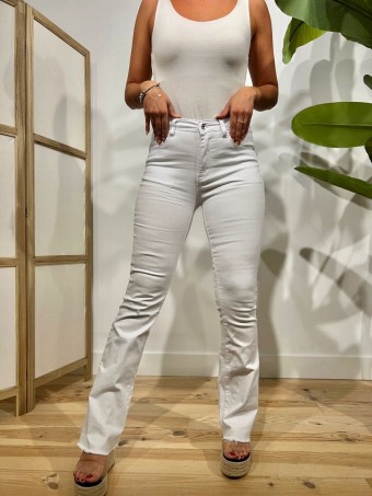 Jeans Push Up Campana BIRGIT Blanco HEVE