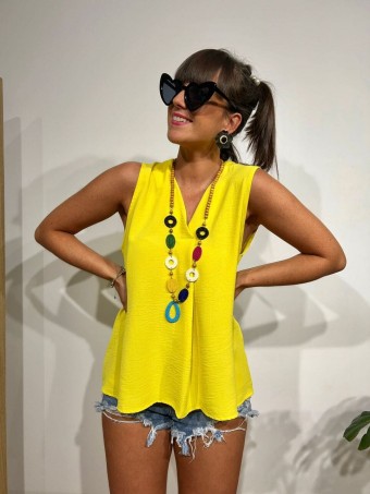 Cuerpo con Collar FERN Amarillo HEVE