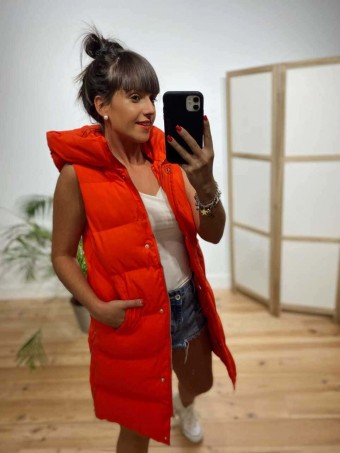 Chaleco Acolchado ZOWELL OVERSIZE Bermellón HEVE