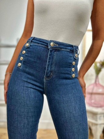 Jeans Campana Botones HARTLEY HEVE