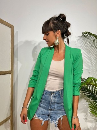 Blazer Frunces BIANCA Verde Peter Pan HEVE