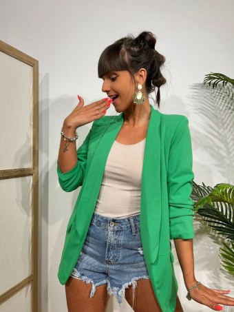 Blazer Frunces BIANCA Verde Peter Pan HEVE