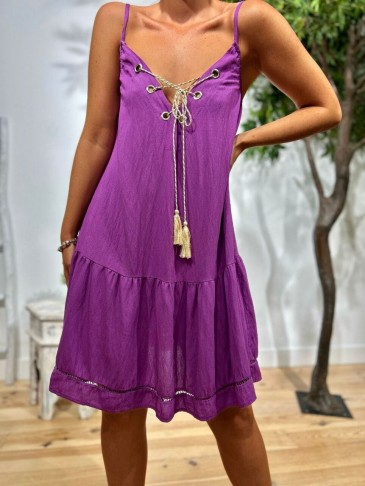 Vestido Arandelas CHASTISSE Buganvilla HEVE