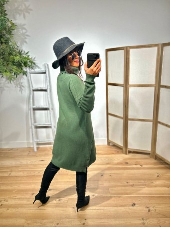 Vestido Punto Bolsillos HICKORY Verde HEVE