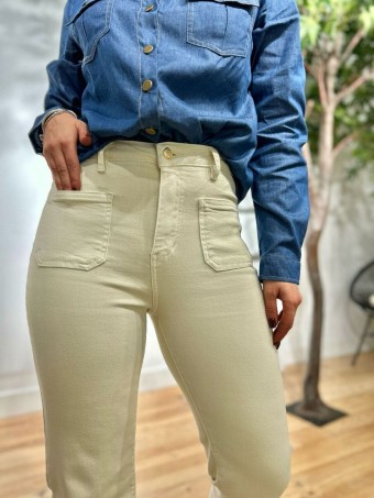 Jeans Straight CORBERT Beige HEVE