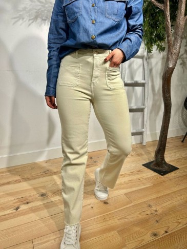 Jeans Straight CORBERT Beige HEVE