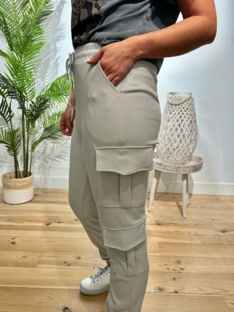 Jogger Cargo KYLTYRE Taupe HEVE