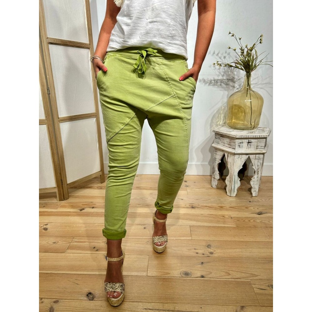 Jeans Baggy SKALE Verde Manzana HEVE