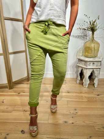 Jeans Baggy SKALE Verde Manzana HEVE