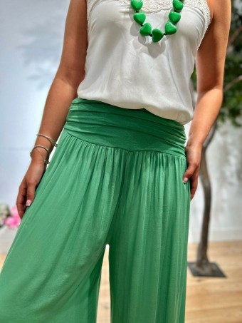 Pantalón Harem ALADDÍN Verde Trébol HEVE