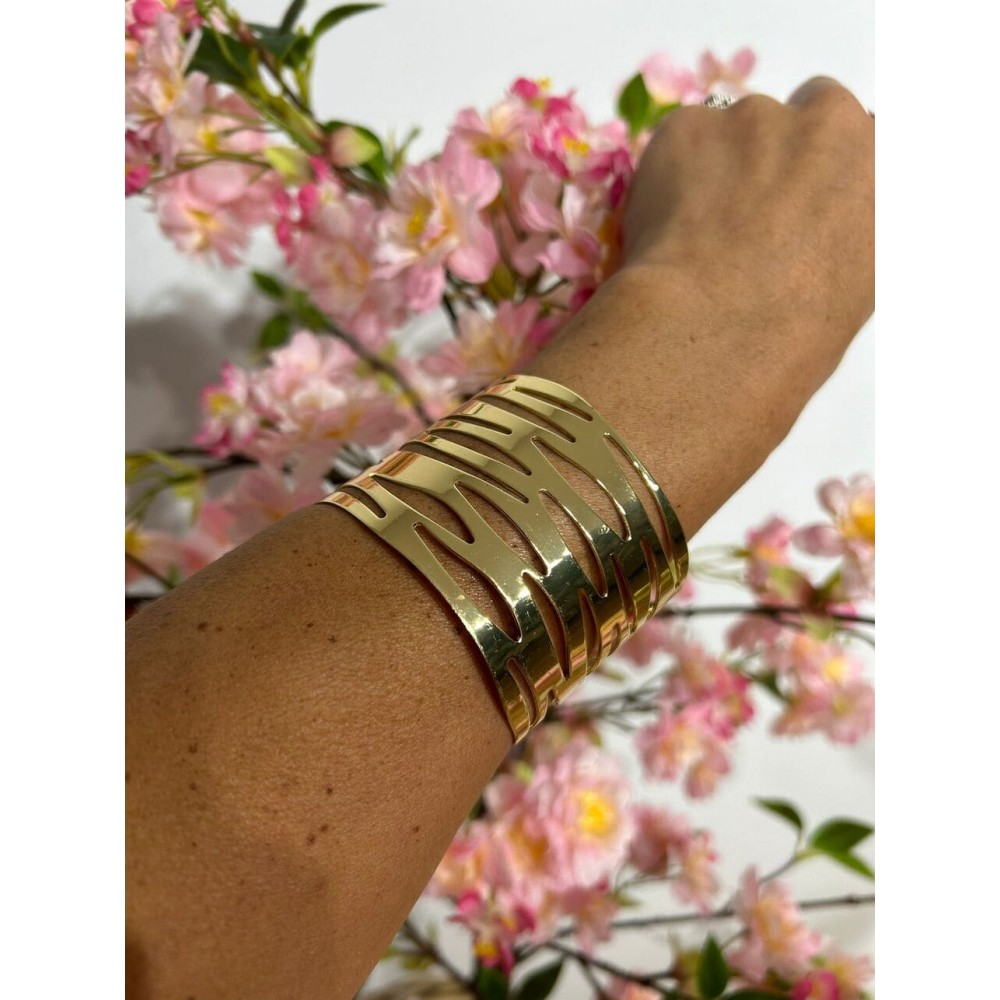 Brazalete Metal Calado GOALIE Oro HEVE