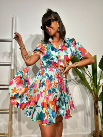 Vestido Floral Vuelo ZENZAI HEVE