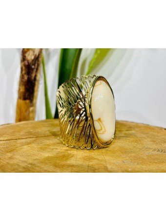 Brazalete Filigrana KREETURE Oro/Crudo HEVE