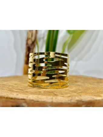 Brazalete Metal Calado GOALIE Oro HEVE