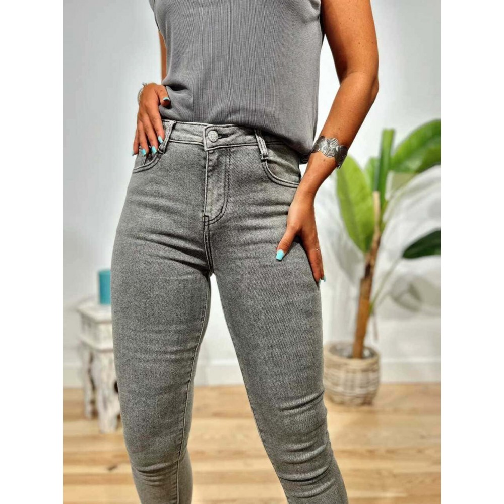 Jeans Pitillo NIKOMIT Gris HEVE