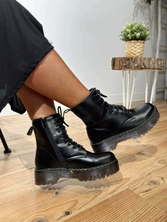 Bota Militar Pespuntes JOBBERNOLE Negro HEVE