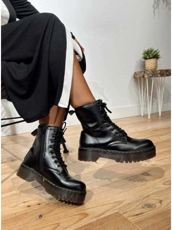 Bota Militar Pespuntes JOBBERNOLE Negro HEVE