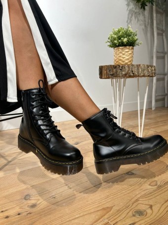 Bota Militar Pespuntes JOBBERNOLE Negro HEVE