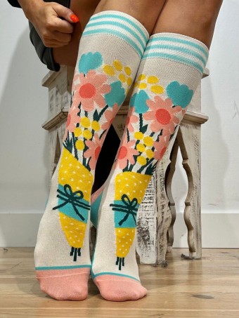 Calcetines Largos Flores BOUQUET HEVE