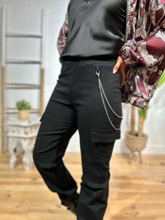 Pantalón Jogger Cadena BLOWIN Negro HEVE