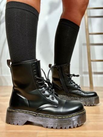 Bota Militar Pespuntes JOBBERNOLE Negro HEVE