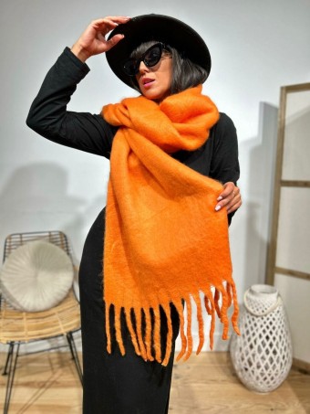 Bufanda Lisa Rectangular WHIMSTER Naranja HEVE