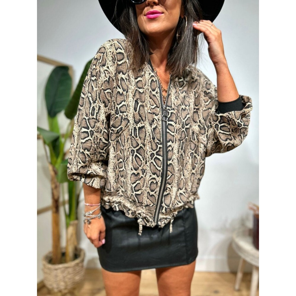 Chaqueta Bomber Print TRIBOU 03 HEVE