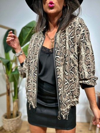 Chaqueta Bomber Print TRIBOU 03 HEVE