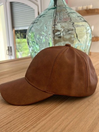 Gorra Polipiel WENZEL Marrón HEVE