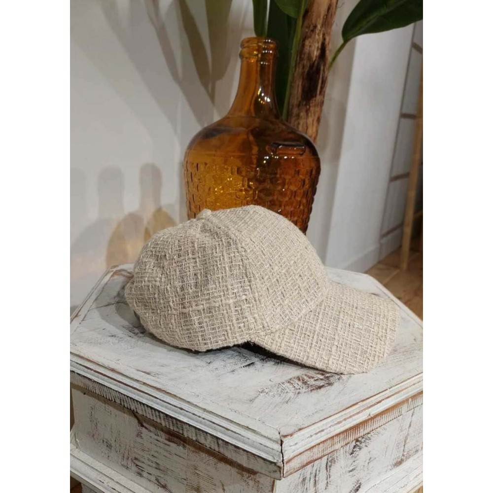 Gorra Tweed GIBBER Beige HEVE