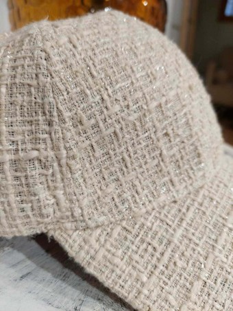 Gorra Tweed GIBBER Beige HEVE