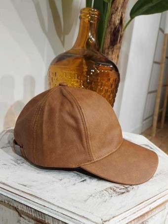 Gorra Polipiel WENZEL Camel HEVE