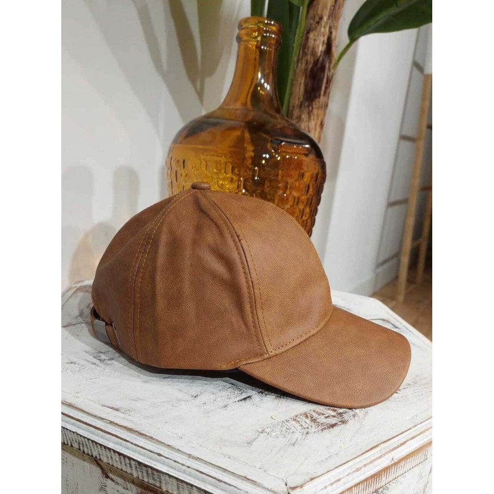 Gorra Polipiel WENZEL Camel HEVE