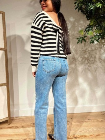 Jeans Straight High Waist BAILEY HEVE